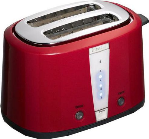 Image of Meyer Prestige 51050 Dakota 2 Slice Toaster - Red