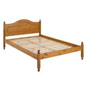 Woodbury Double Bed Frame, Antique Pine