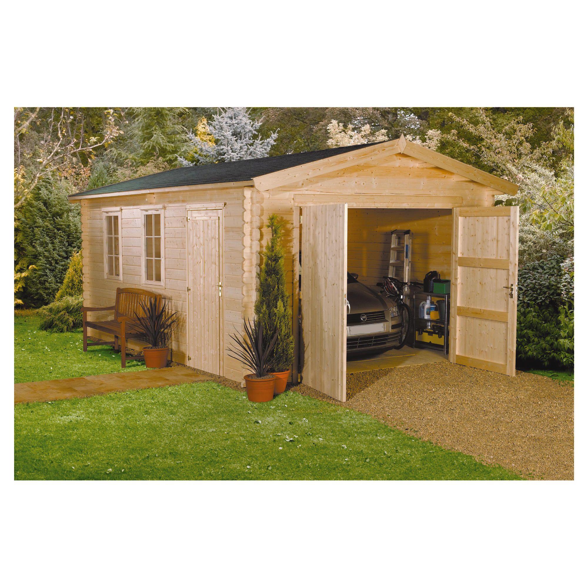 Finnforest Koppelo 210 Log Cabin at Tesco Direct