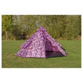 Pink Floral Teepee Tent