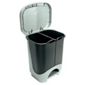24L duo recycling bin