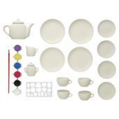 Tesco Sparkle & Glitz Paint Your Own Tea Set
