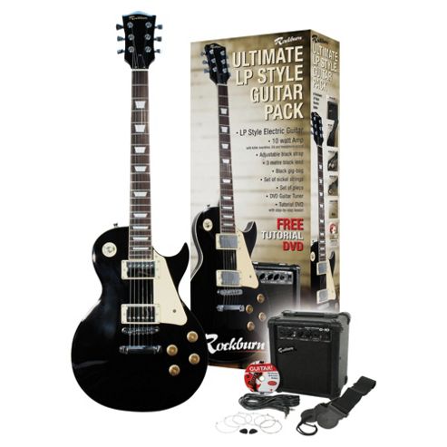 Image of Rockburn Lp2-bk-pk : Ultimate Guitar Pack (black)