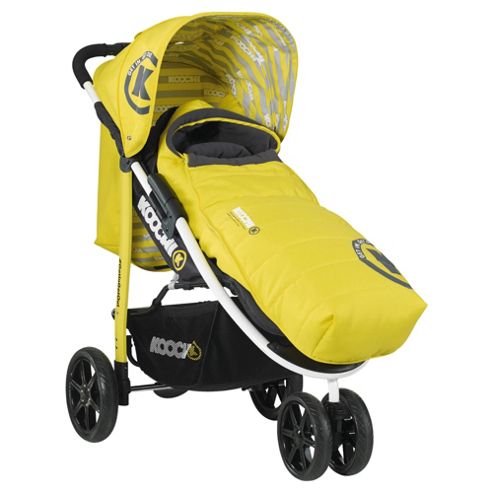 Image of Koochi Pushmatic Pushchair, Primary Yellow