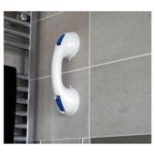 Instant suction grab handle