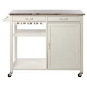 Tesco White Vintage Trolley