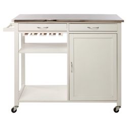 Tesco White Vintage Trolley