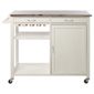 Tesco White Vintage Trolley