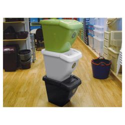 Wham Large recycling storage boxes 3 pack