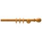 28mm Wood Curtain Pole, Antique Pine Effect 180cm