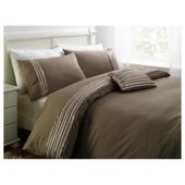 Finest Pintuck Superking Duvet, Biscuit