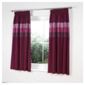 Tesco Nanza Curtains W167xL183cm (66x72"), Plum
