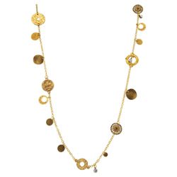 Elsepth Gibson Gold Coin Necklace