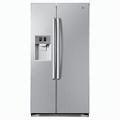 LG GWL207FLQA SBS Silver Fridge Freezer