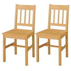 Pair of Pine chairs