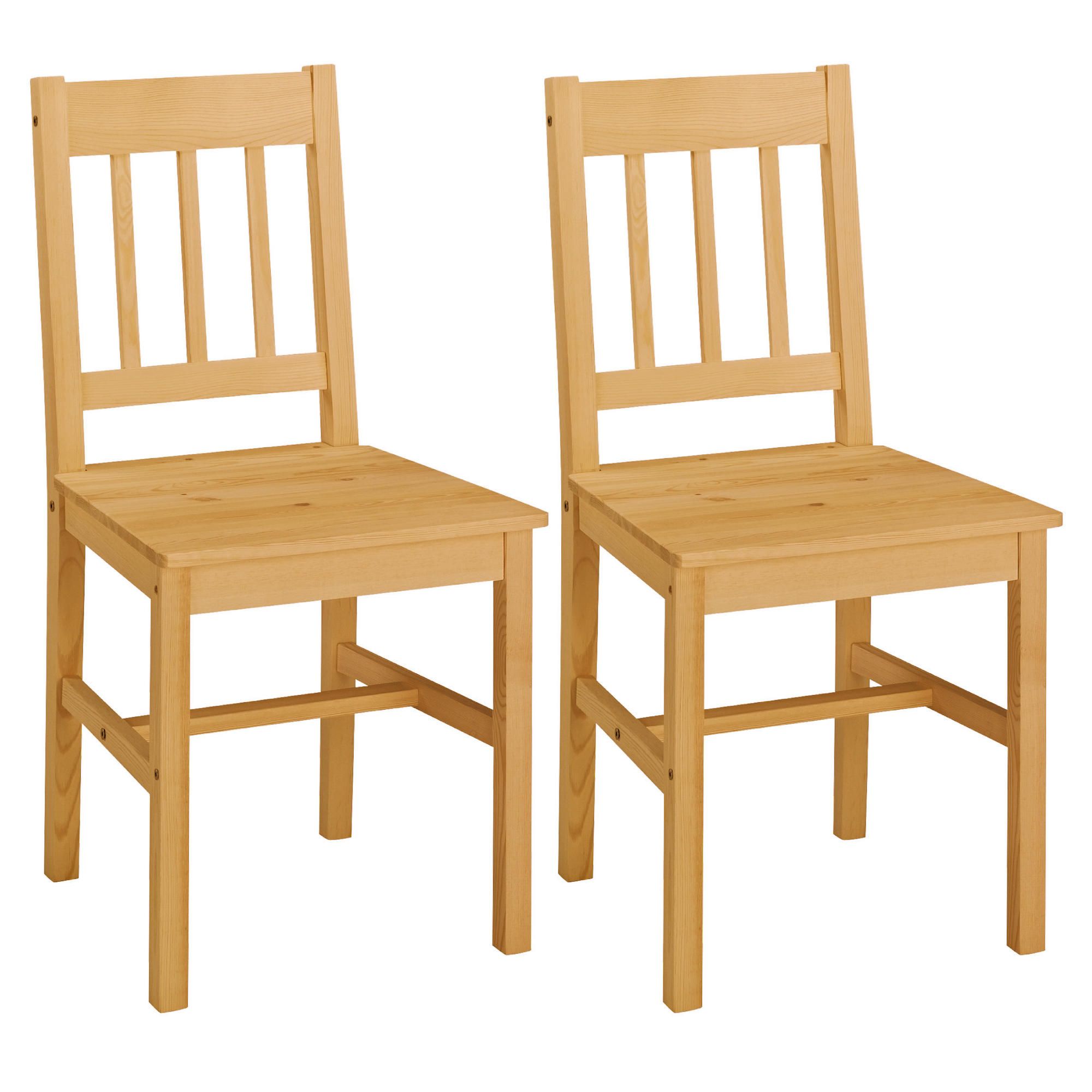Pair of Pine chairs