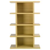 Torino Tall Shelving Unit, Oak-effect
