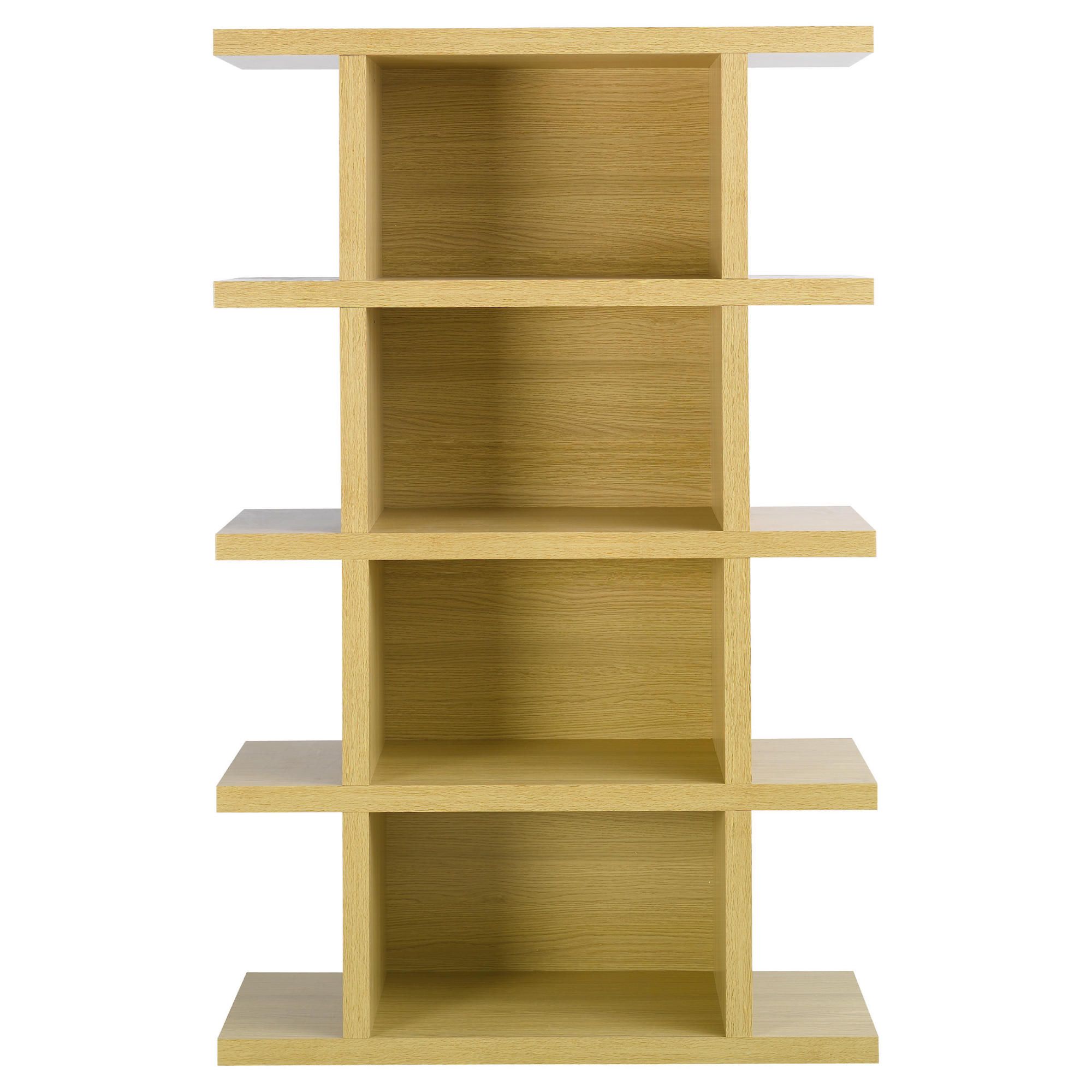 Torino Tall Shelving Unit, Oak-effect