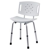 Adaptable Lightwieght Shower Chair with Backrest