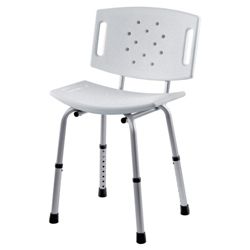 Adaptable Lightwieght Shower Chair with Backrest