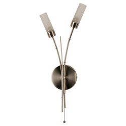 Tesco Lighting Cara 2 Light Wall Fitting