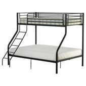 Mika Trio Bunk Bed Frame, Black