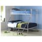 Mika Trio Bunk Bed Frame, Silver