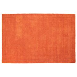 Tesco Rugs Wool Rug, Terracotta 100x150cm