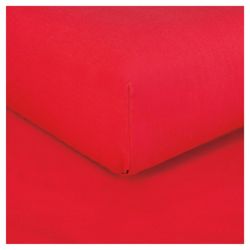 Tesco Kids Single Fitted Sheet - Red