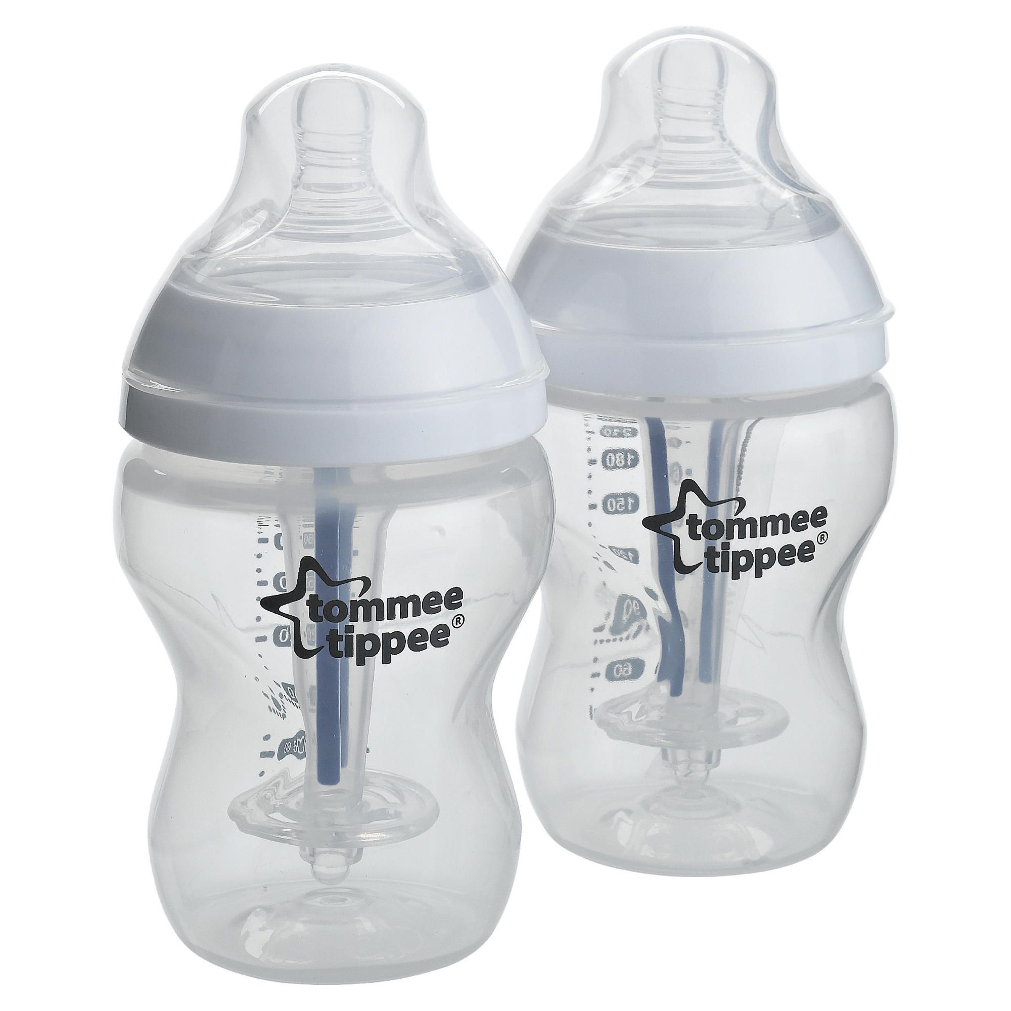 Tommee Tippee Closer to Nature Anti Colic Bottles 260ml x 2