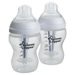 Tommee Tippee Closer to Nature Anti Colic Bottles 260ml x 2