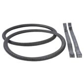 Tesco 26" inch Tyre MTB Tyre and Tube Set Slicks