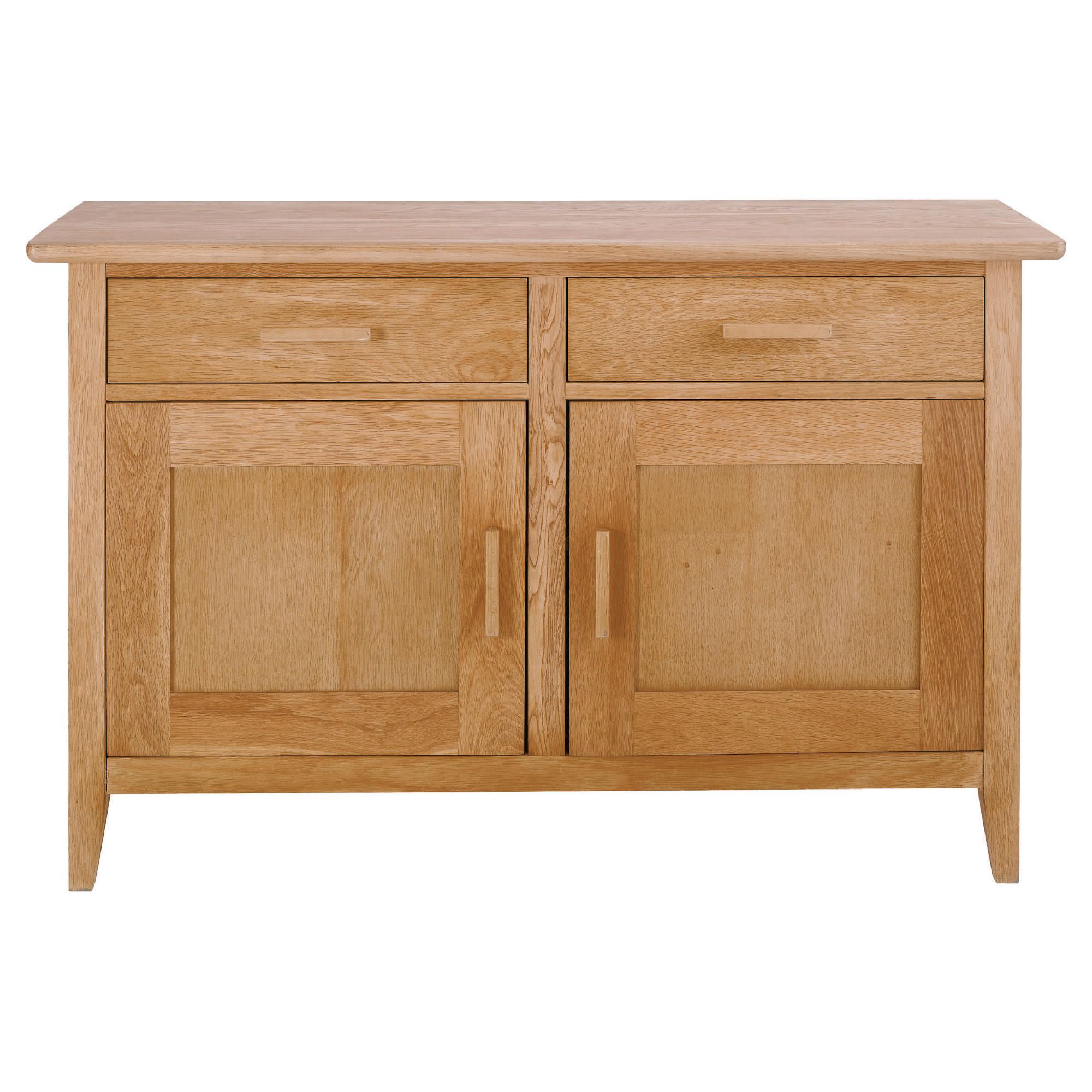 Chesham Sideboard with 2 Doors and 2 Drawers, Oak at Tesco Direct