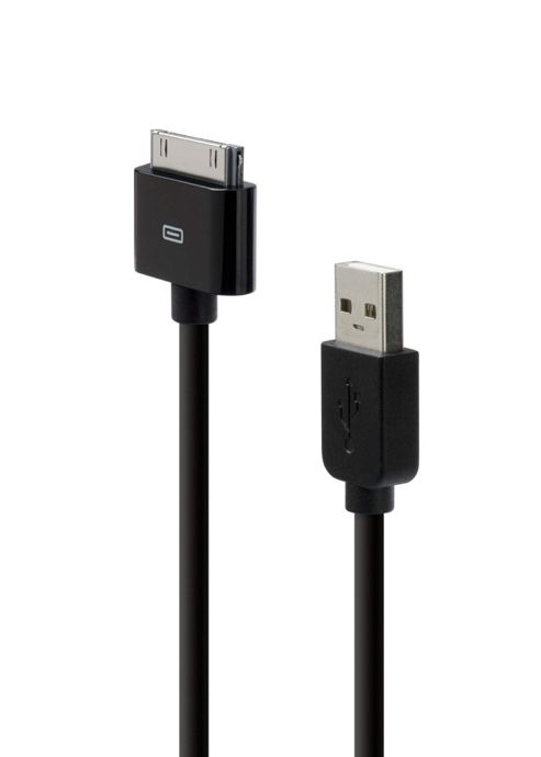 Image of Belkin 1.2m Basic Iphone, Ipod Sync Charge Cable Black