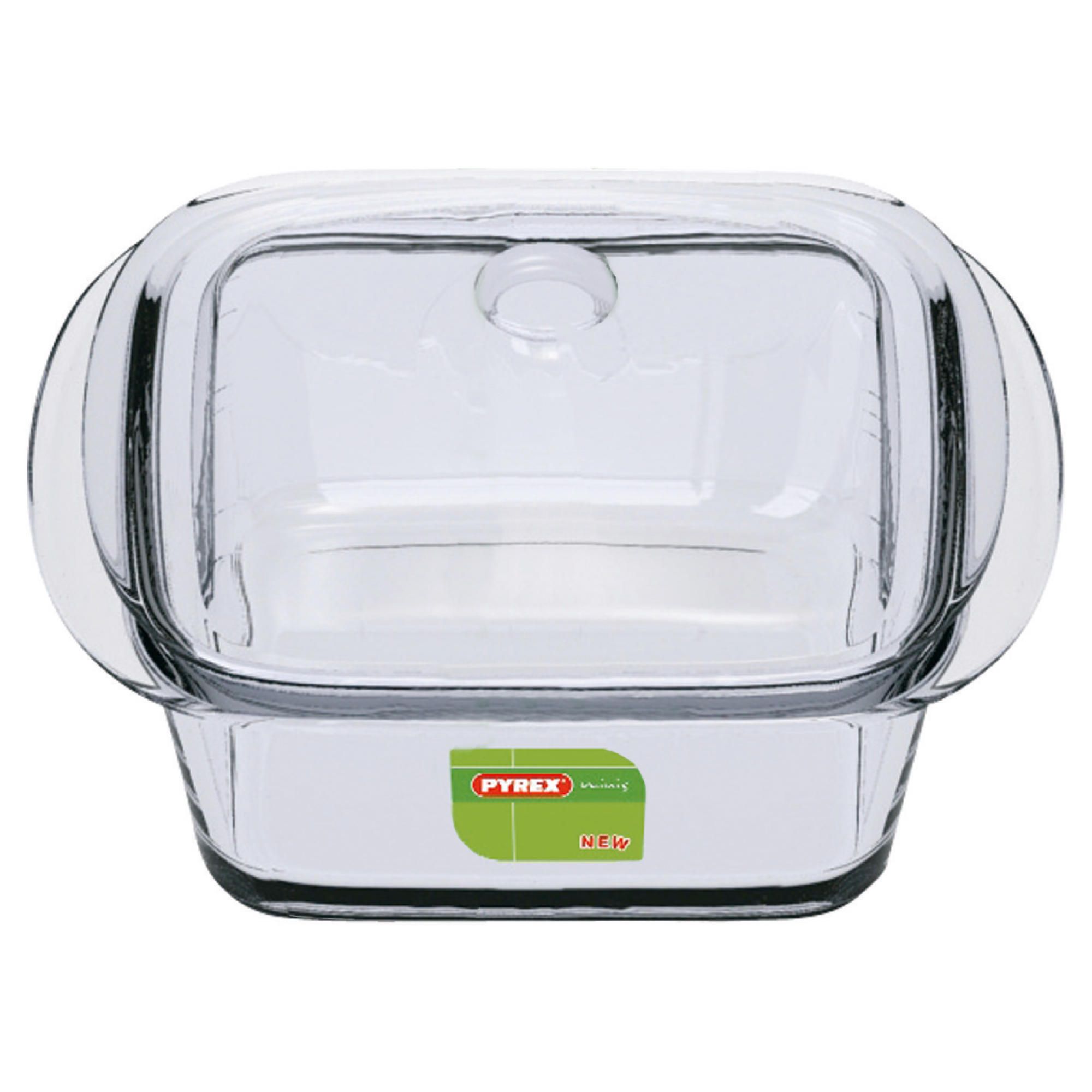 Pyrex Minis Set of 2 Square Glass Casserole Dishes with Lids Gables