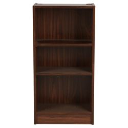 Fraser 3 Shelf Bookcase, Walnut-effect