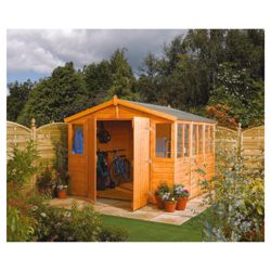 Rowlinson Premier Shiplap 9 x 15 Apex Workshop