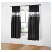 Tesco Nanza Curtains W167xL183cm (66x72"), Black