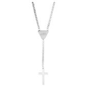 Jls Chain Cross Necklace