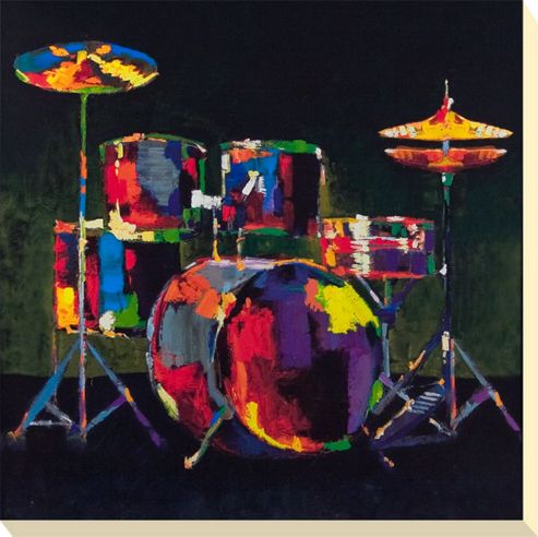 Image of Funky Drums Canvas Picture