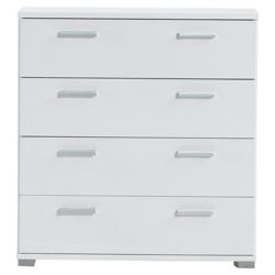 Fresno 4 Drawer Chest, White