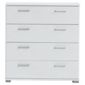 Fresno 4 Drawer Chest, White