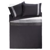 Tesco Nanza Duvet Set Double, Black