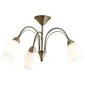Tesco Lighting Tulip Ceiling Fitting, Antique Brass