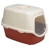 Hooded cat litter tray