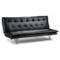 Julian Bowen Elan Sofa Bed Two Tone in Black and Grey