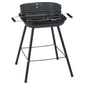 Tesco Square 33cm Charcoal BBQ