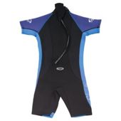 TWF Wetsuit Shortie Kids' age 3/4 Bright blue