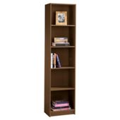 Fraser 5 Shelf Bookcase, Walnut-effect