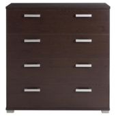 Fresno 4 Drawer Chest, Wenge-effect
